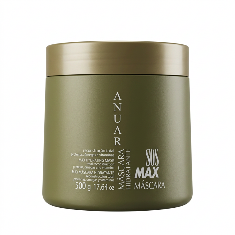 MAX MASCARA MANUTENÇÃO SOS - 500g