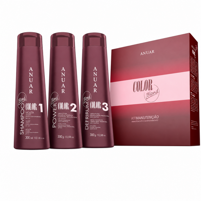 Kit Manutenção Blond Anuar Cosméticos - 900g