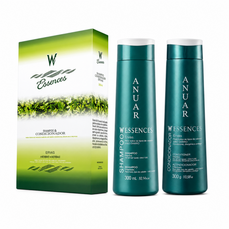 Kit Manutenção Ervas Anuar Cosméticos 600g