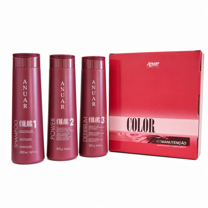 Kit Manutenção Color Anuar Cosméticos - 900g