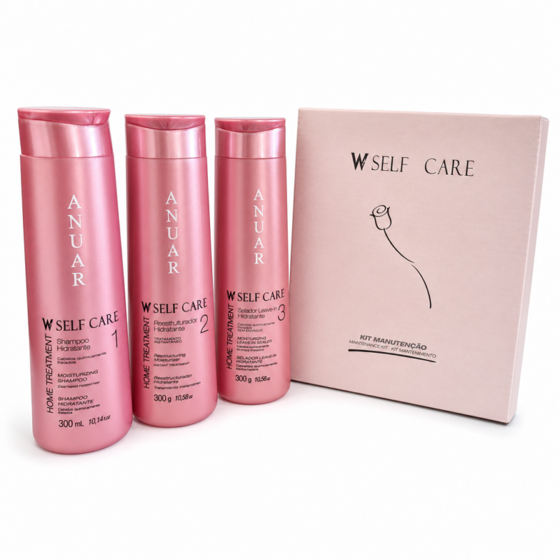 Kit Manutenção Self Care Anuar Cosméticos 900g