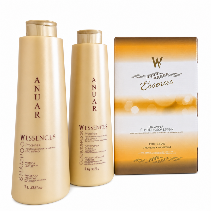 Kit Profissional Proteínas Anuar Cosméticos 2000g