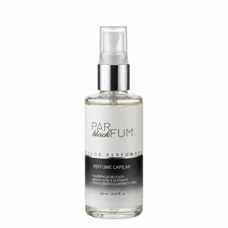Parfum Black – Perfume Capilar de Alta Fixação e Toque Sedoso